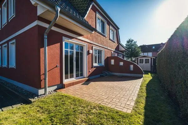 Gartenblick  Ferienhaus Möwennest