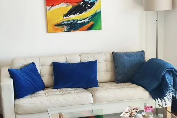 Wohnzimmer  Eckwohnung C06