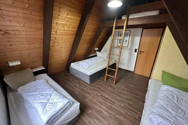 Schlafzimmer  Ferienhaus Hasenglück