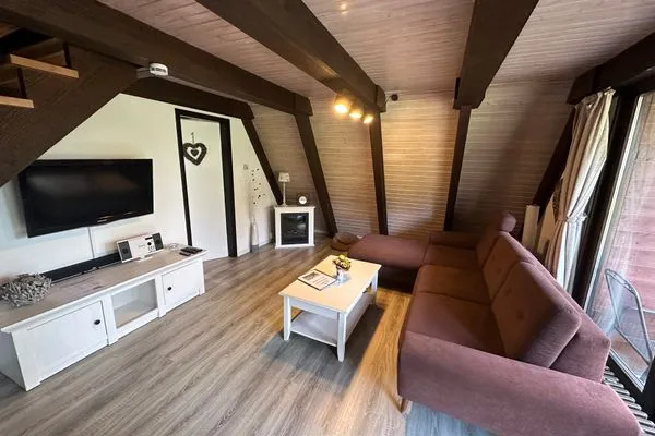 Wohnzimmer  Ferienhaus  Abendzauber