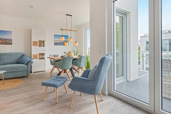 Wohnzimmer  Ferienwohnung Ankerplatz