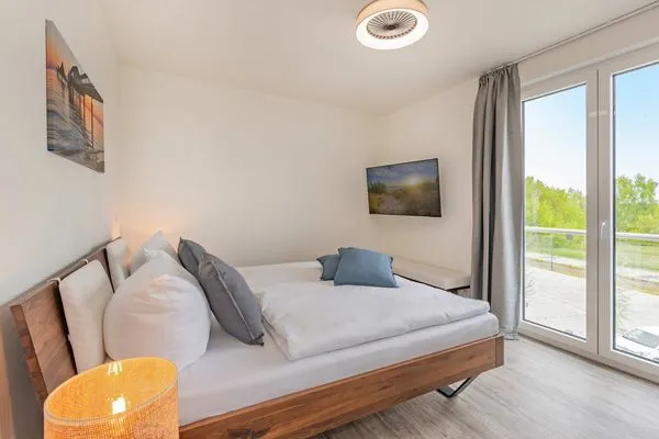 Schlafzimmer  Ferienwohnung Ankerplatz