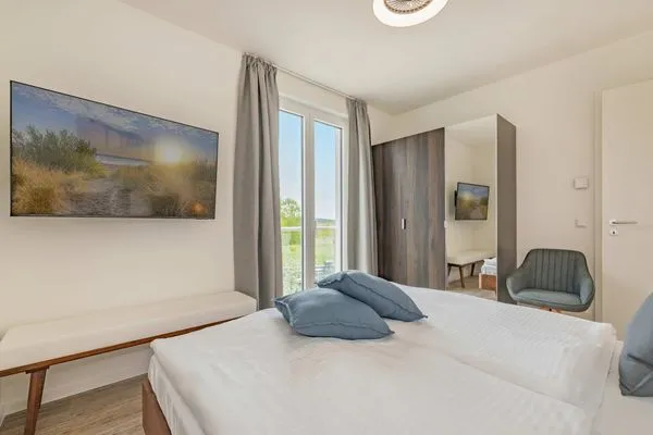 Schlafzimmer  Ferienwohnung Ankerplatz