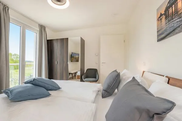 Schlafzimmer  Ferienwohnung Ankerplatz