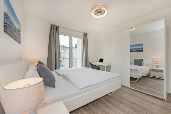 Schlafzimmer  Ferienwohnung Ankerplatz