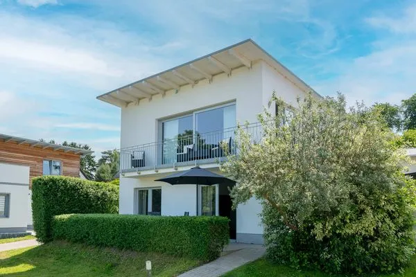 Fassade / Eingang  Ferienwohnung Krebssee Idyll 1