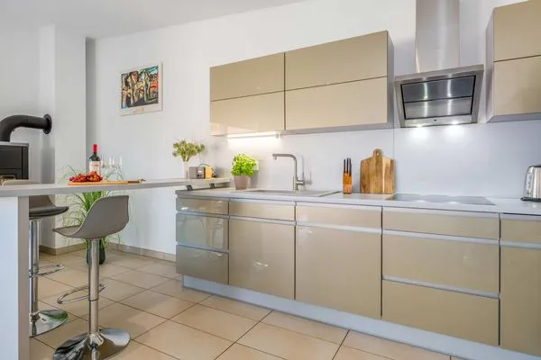 Küche / Küchenzeile  Ferienwohnung Krebssee Idyll 2