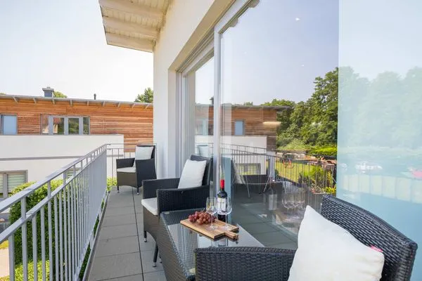 Balkon  Ferienwohnung Krebssee Idyll 2