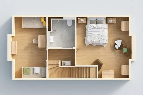 Grundriss  Ferienhaus Windspiel