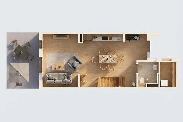 Grundriss  Ferienhaus Windspiel