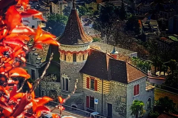 Blick auf Sehenswürdigkeit  Eckwohnung C01
