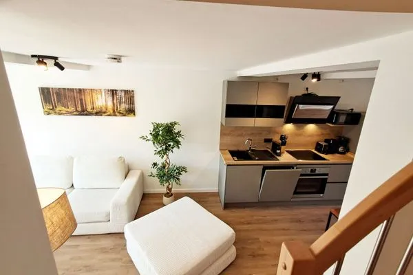 Wohnzimmer  Bergblick