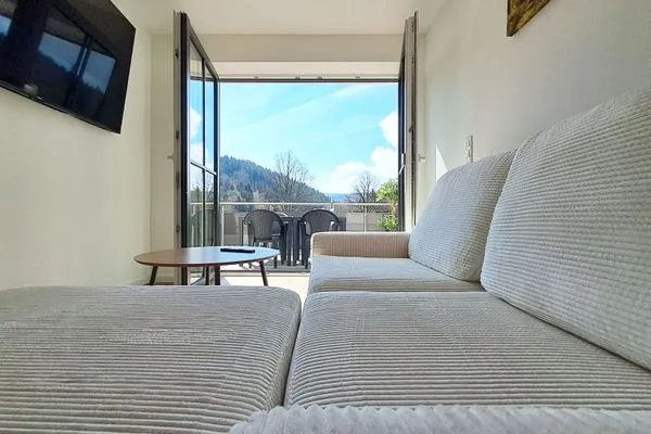 Balkon  Bergblick