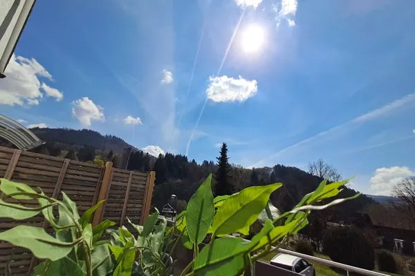 Balkon  Bergblick