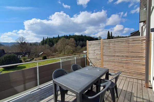 Balkon  Bergblick