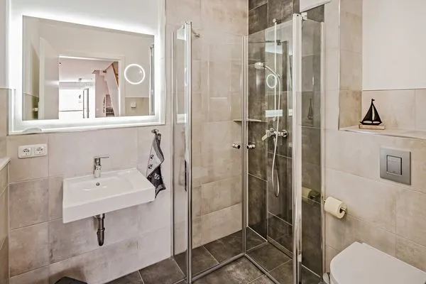 Badezimmer  Ferienhaus Nordwind