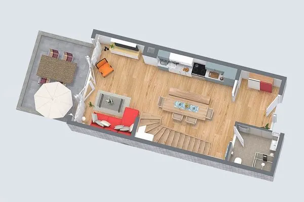 Grundriss  Ferienhaus Nordwind