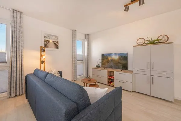 Wohnzimmer  Ferienwohnung Meerzeit
