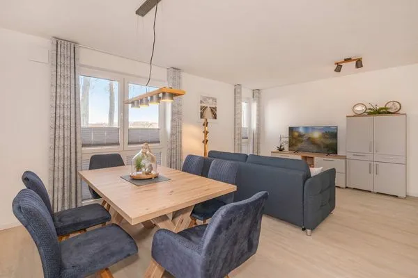 Wohnzimmer  Ferienwohnung Meerzeit