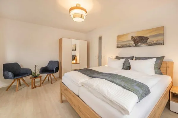 Schlafzimmer  Ferienwohnung Meerzeit