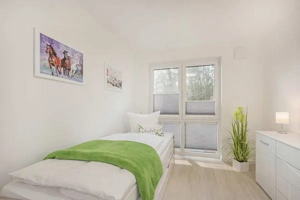 Schlafzimmer  Ferienwohnung Meerzeit