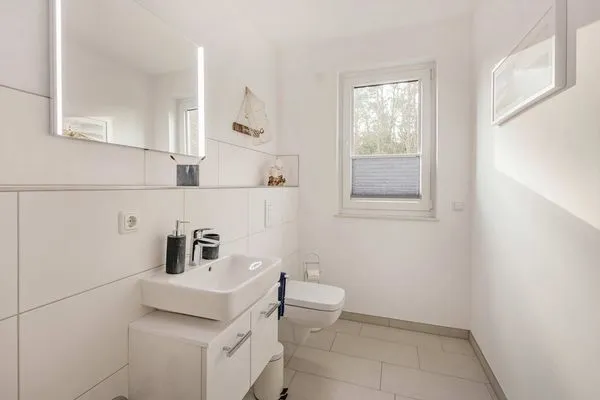 Gäste-WC  Ferienwohnung Meerzeit