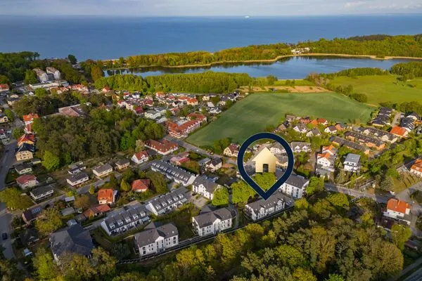 Vogelperspektive  Ferienwohnung Meerzeit