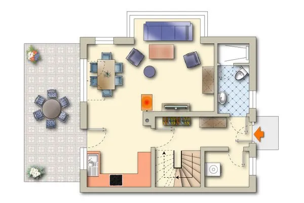 Grundriss  Hus Zeeskahn