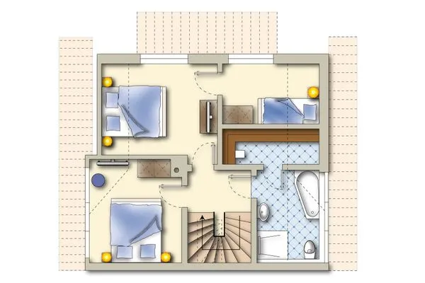 Grundriss  Hus Zeeskahn