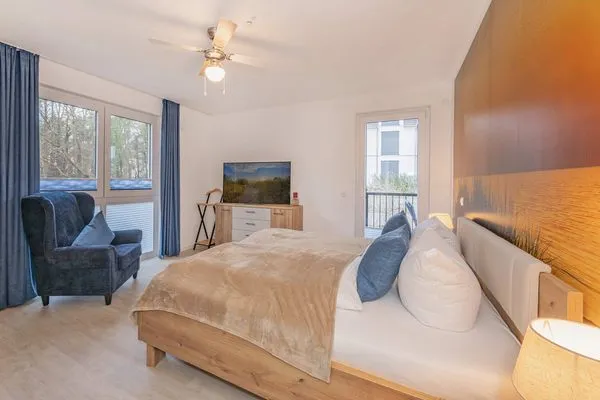 Schlafzimmer  Ferienwohnung Lieblingsort