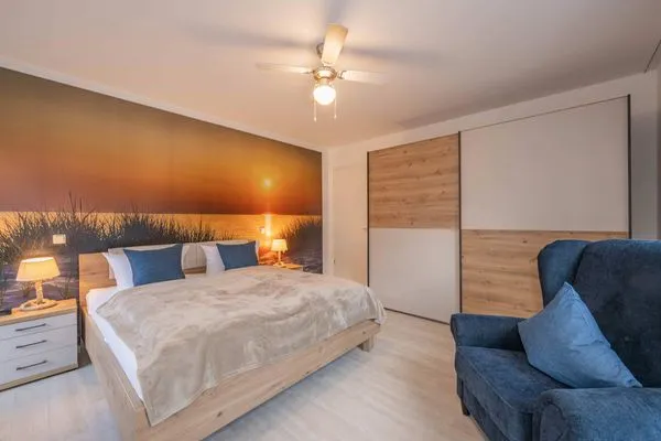 Schlafzimmer  Ferienwohnung Lieblingsort