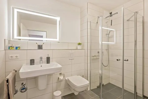 Badezimmer  Ferienwohnung Lieblingsort