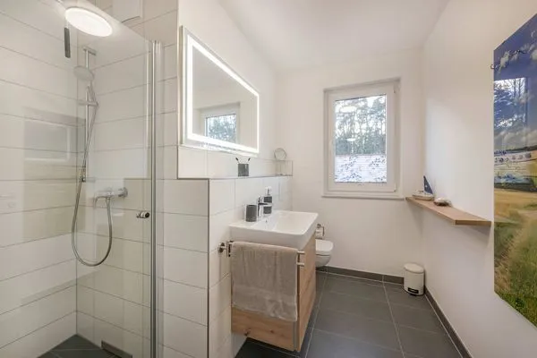 Badezimmer  Ferienwohnung Lieblingsort