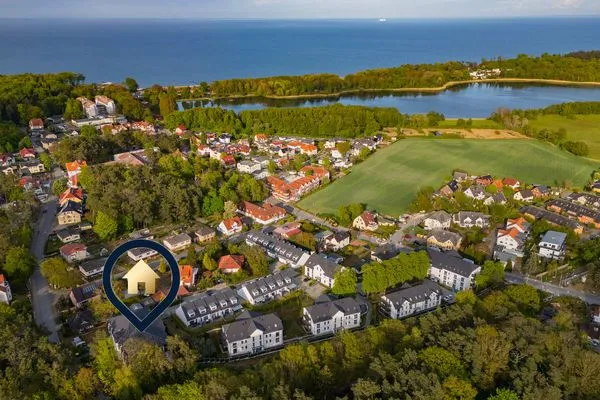 Vogelperspektive  Ferienwohnung Lieblingsort