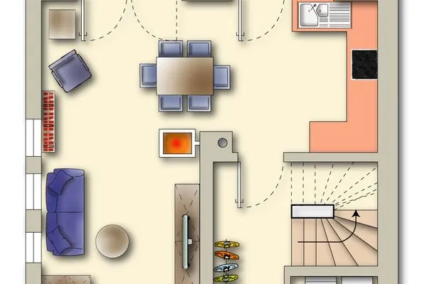 Grundriss  Hus Nike