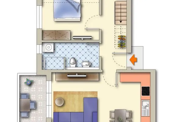 Grundriss  Windflüchter