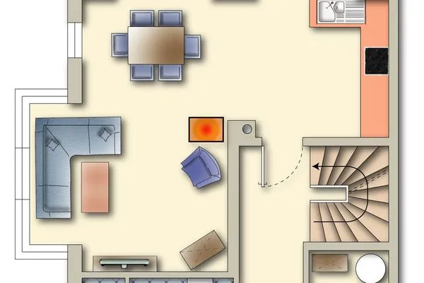 Grundriss  Hus Mats