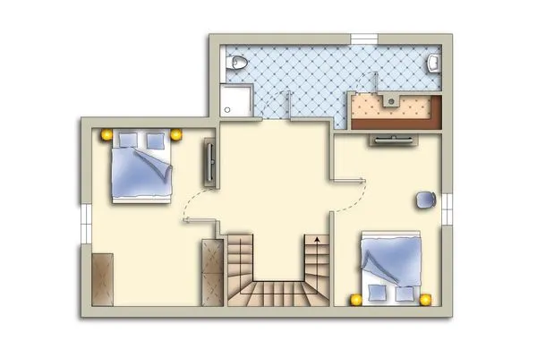 Grundriss  Haus Meeresgrün