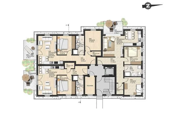   Haus Muschelsucher, Birkenstraße 7a, App. 1