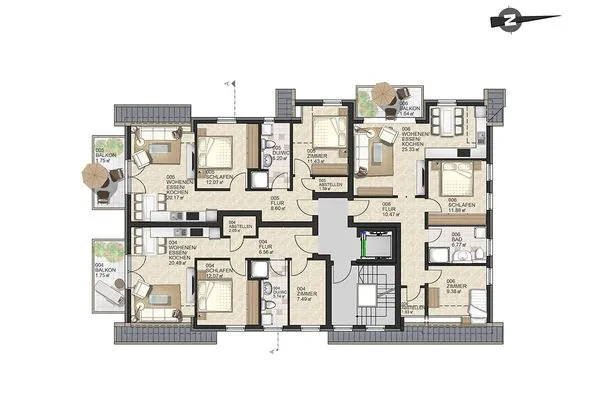   Haus Muschelsucher, Birkenstraße 7a, App. 2