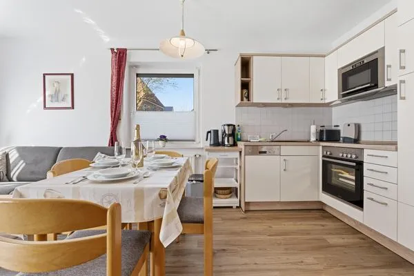 Essbereich mit offener Küche Zur Hanse Wohnung 3.1 - Zur Hanse Ost