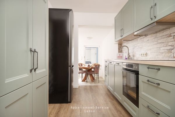  Monteurunterkunft Kuddel Kieler Förde - Küche / Küchenzeile