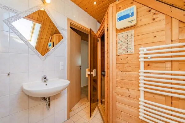 Badezimmer  Ferienwohnung Skorpion