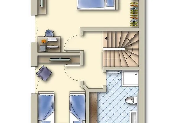 Grundriss  Ostseelodge eins