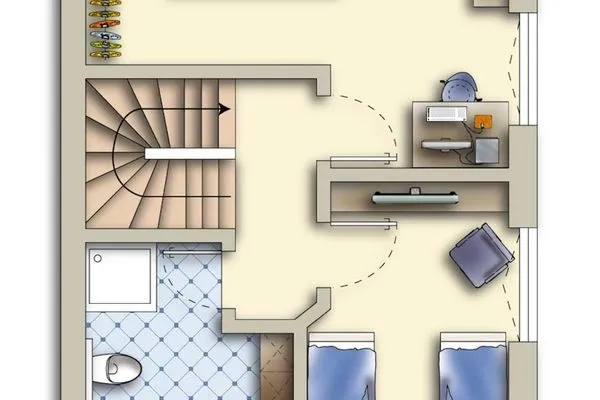 Grundriss  Ostseelodge zwei