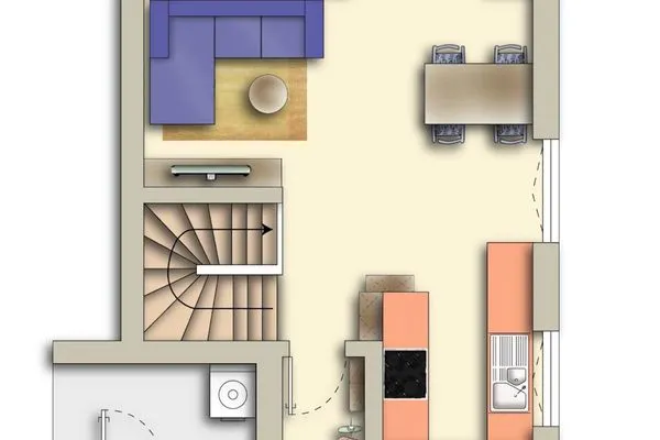 Grundriss  Ostseelodge zwei