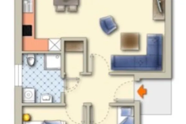 Grundriss  Lüttje Max & Moritz