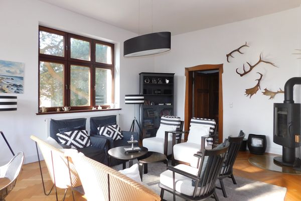  Villa Boddenwacht Ostseebad Ahrenshoop - Wohnzimmer