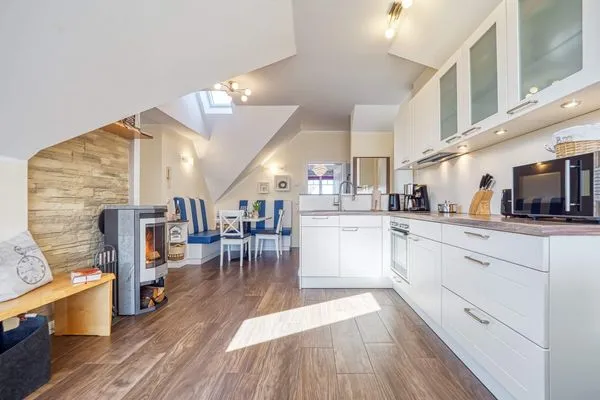 Blick zum Küchen- und Essbereich Neue Reihe Neue Reihe 28 - Wohnung Vogelnest