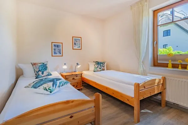 Schlafzimmer  Ferienwohnung Wassermann